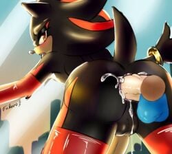 shadow the hedgehog from sonic (series) by aoibeast