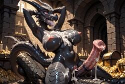 1girls after_sex after_vaginal ahe_gao ai_generated alduin anthro anthro_female anthro_male big_ass big_balls big_breasts big_butt big_penis black_body black_dragon black_female black_scales black_skin castle covered_in_cum cowgirl_position creamhorseai cum cum_covered cum_drip cum_in_mouth cum_in_pussy cum_inside cum_on_body cum_on_breasts cum_on_face curvy curvy_female curvy_figure dark_skin dark_skinned_female dragon dragon_humanoid equine_penis excessive_cum female fit fit_female fucked_silly grinding_on_penis hands_behind_head high_resolution highres horn horns horse_penis horsecock horsecock_on_humanoid huge_ass huge_balls huge_breasts huge_cock hyper_balls imminent_penetration imminent_sex male male/female male_on_female mommy mommy_kink monster monster_girl monster_mommy muscular_male mythological_creature mythological_scalie mythology naked_female nude_female red-eyes_black_dragon red_eyes riding_penis rolling_eyes scalie skyrim sun testicles treasure voluptuous voluptuous_female yu-gi-oh!