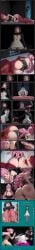 ai_assisted ai_generated big_ass big_breasts blanket cameltoe castle chérie_obscura_(velvet_nymph) comic comic_page comic_panel comic_strip goth indoors large_ass large_breasts oc on_bed one_piece original_character panties perona pink_hair pink_panties running see-through see-through_clothing skirt sleeping spank spank_marks spanked spanked_ass spanked_butt spanking spanking_ass stealth underboob velvet_nymph