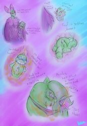 1boy 2girls anal_orgasm anal_vore anus ass ass_up big_pussy breasts cackletta colored comic comic_page confusion digital_media_(artwork) duxeite fart fart_fetish fawful female femengumisi fetish goblin_female green_body green_skin hair hairy hairy_anus horns inside inside_view mario_(series) mario_and_luigi:_superstar_saga mario_and_luigi_(series) monster_girl nintendo open_mouth original pubic_hair shocked signature stuck tail underwear vore watercolor_(artwork)