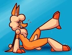 2025 anthro bag balls bat black_eyes claws cute_fangs erection fangs feet finger_claws fur genitals grin half-closed_eyes leaning leaning_backward looking_at_viewer male mammal narrowed_eyes nude orange_body orange_fur penis raised_leg red_claws red_nose side_view sitting smile solo talons tan_balls tan_body tan_fur tan_inner_ear tan_penis teeth toe_claws toes ultilix winged_arms wings