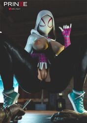 3d 3d_(artwork) ass big_ass big_breasts breasts breasts_out clothed clothed_female clothing dark-skinned_male dark_skin gwen_stacy hand_above_pussy hand_gesture huge_breasts imminent_sex interracial looking_at_partner looking_at_viewer marvel marvel_comics mask masked masked_female partially_clothed partially_clothed_female pov pov_eye_contact pov_male presenting presenting_breasts presenting_pussy prinxe pussy pussy_out ripped_bodysuit ripped_clothing shiny shiny_clothes shiny_skin spider-gwen spider-man_(series) wanting_sex