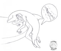 1boy anal anal_sex balls bayleef bestiality cetacean dolphin feral feral_on_human feral_on_male gay gwon human human_on_feral human_only interspecies male male/male male_on_feral male_on_male male_only marine multiple_males nicobay nicobay_(artist) nude penetration penis pokemon pokemon_(species) yaoi zoophilia