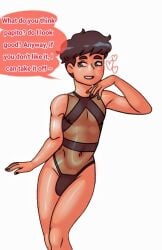 1boy artist_self-insert artist_upload black_hair femboy femboy_focus latino latino_male male solo talking_to_viewer