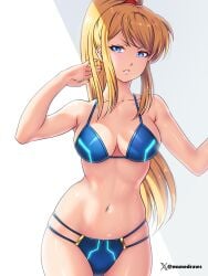 1girls etchimune female metroid nintendo samus_aran solo solo_female tagme