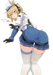 1girls daebom hat headphones headwear white_clothing