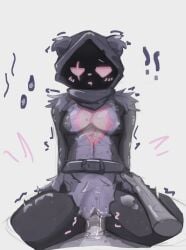 absurd_res bodily_fluids breasts cowgirl_position deazend duo epic_games female fortnite fortnite:_battle_royale fur genital_fluids genitals hair hi_res humanoid male male/female penetration penis pubes purple_body purple_eyes purple_fur purple_hair pussy raven_team_leader vaginal_fluids vaginal_penetration
