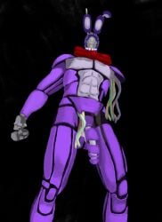 amputated_arm amputated_limb amputee bonnie_(fnaf) five_nights_at_freddy's five_nights_at_freddy's_2 fnaf machine muscular muscular_male no_face penis robot solo standing thefirstlastwatcher withered_bonnie