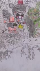blood cock cock_and_ball_torture cock_in_pussy death explosion female female_death fire five_nights_at_freddy's freddy_fazbear's_pizzeria_simulator funny humor implied_death inkanime20 lefty_(fnaf) male male_death meme molten_freddy multiple_deaths puppet_(fnaf) pussy scrap_baby scraptrap sex sound straight tagme video william_afton