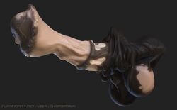 3d balls disembodied_penis equine erection flared_penis horse horsecock male male_only penis realistic thispornguy vein