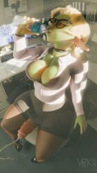 1futa 3d 3d_(artwork) anthro anthro_futa anthro_only big_ass big_balls big_breasts big_butt big_penis big_thighs blonde_futa blonde_hair blouse cum cumming dickgirl dickgirl_only drinking dripping dripping_cum dripping_precum dripping_semen ear_piercing enjoying eyes_rolling_back futa_only futa_solo futanari goblin goblin_futa green_body green_skin high_heels hips hips_wider_than_shoulders hourglass_figure hourglass_figured_futa kewa1234 legs_spread office_chair office_clothing office_lady orgasm orgasm_face orgasm_without_stimulation red_eyes silkie skirt small_waist stockings stockings_thigh_highs sweat sweatdrop sweating sweaty sweaty_body sweaty_breasts tagme tales_of_androgyny thick thick_ass thick_butt thick_hips thick_legs thick_penis thick_thighs thighhighs thighs water_bottle