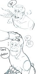 anal_penetration bukkake cum_on_face cumming_in_mouth cumshot_in_mouth dildo_in_ass dockge fingerless_glove gay gay_sex glasses_removed good_boy headpat heart heavy_(team_fortress_2) heavy_breathing heavy_weapons_guy jerking_off kneeling_oral_position large_penis medic_(team_fortress_2) mostly_offscreen_male one_eye_closed oral oral_sex petting petting_head pleasure_face praise team_fortress_2 vibrator vibrator_in_ass yaoi