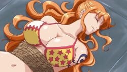 nami (one piece) from one piece by whitehe-arts