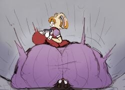 dumptruck_ass facesitting huge_ass hyper_ass seynsin_(artist) vanilla_the_rabbit wide_hips