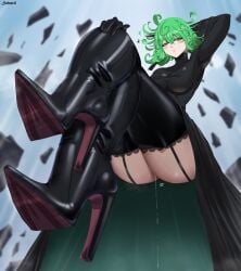 1female 1girl 1girls adult_female alternate_body_build alternate_breast_size alternate_height ass bare_ass big_ass big_breasts boot_fetish boots breasts clothing collared_dress curly_hair curvy dat_ass dress elbow_gloves erect_nipples erect_nipples_under_clothes esper eyelashes female female_ejaculation female_focus female_only femdom full_body garter_belt garter_straps gloves green_eyes green_hair high_heel_boots high_heeled_boots high_heels highres hips huge_ass huge_breasts human large_ass large_breasts leather leather_boots leather_clothing leather_gloves leotard long_gloves long_legs long_sleeves looking_at_viewer looking_down looking_down_at_viewer medium_hair mommy nipple_bulge nipples nipples_visible_through_clothing no_panties older_female one-punch_man perky_breasts pinup pussy_juice pussy_juice_drip salazr4 shiny_skin short_hair short_hair_female signature skirt skirt_lift solo solo_female solo_focus tatsumaki thick_thighs thigh_boots thigh_highs thighhigh_boots thighhighs thighs tight_clothes tight_clothing voluptuous wide_hips