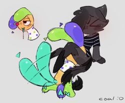 blot_(dandy's_world) blowjob blowjob_face cumdrip dandy's_world dandys_world looey_(dandy's_world) sucking_penis