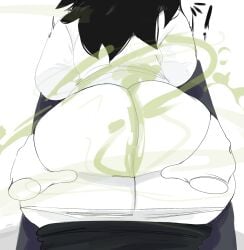 1boy anon big_ass creepypasta fart fart_fetish farting_at_viewer genderswap genderswap_(mtf) jeff_the_killer male novacartridge_(artist) pale_skin
