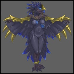 anzu_(warcraft) avian bird blizzard_entertainment breasts furry genderswap genderswap_(mtf) mount_(warcraft) pira raven_lord_(warcraft) rule_63 source_request video_games warcraft wings world_of_warcraft