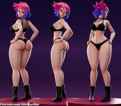 1girls 3d alestarmar big_breasts breasts bust busty chest curvaceous curvy curvy_figure female female_focus hips hourglass_figure huge_breasts human large_breasts legs light-skinned_female light_skin mature mature_female ramona_flowers scott_pilgrim scott_pilgrim_takes_off slim_waist thick thick_legs thick_thighs thighs voluptuous waist wide_hips