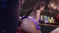 2girls 3d 6boys aerith_gainsborough ahe_gao anal anal_penetration anal_sex animated anus anus_peek ass ass_focus ass_jiggle bar_stool before_sex big_ass big_butt black_hair blue_eyes bouncing_ass brown_hair bubble_ass bubble_butt clapping_cheeks dark-skinned_male dark_skin dress dress_lift elegant elegant_dress female female_focus female_human final_fantasy final_fantasy_vii final_fantasy_vii_remake fucked_silly gangbang group group_sex hair_ornament imminent_anal imminent_penetration imminent_sex interracial inviting inviting_to_sex jiggling_ass large_ass leaking_precum long_hair looking_at_viewer makeup male male_penetrating male_penetrating_female moaning mp4 multiple_boys naked nude partially_clothed penetration penis penis_out plap_(sound) pog_face precum precum_drip pussy pussy_peek red404 round_ass round_butt skirt_lift sound square_enix stool_position thick thick_ass tifa_lockhart tongue_out unseen_male_face vagina video voice_acted whimpering