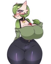 5hitzzzu anthro_only big_breasts boombita clothing female female_only fully_clothed funcu funculicious gardevoir generation_3_pokemon high_waisted_pants jeans meatcuteshii pinkbobatoo pokémon_(species) pokemon pokemon_(species) sagging_breasts skiddioop stereodaddy thick_thighs wide_hips