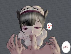 blow-job maid oc oppai sitting_flat