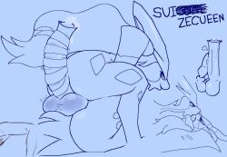 cobalion feral french_kiss horsecock legendary_pokemon male pokemon pokemon_(species) suicune tailjob