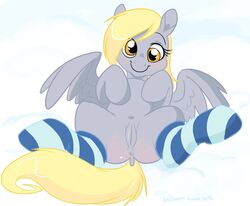 anus derpy_hooves equine female friendship_is_magic horse my_little_pony pegasus pony ponyclopsasaurus pussy socks wings