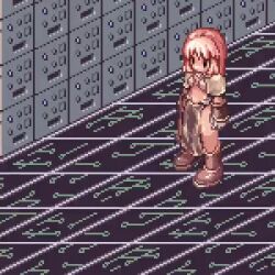 1girls animated captured captured_heroine female female_only imminent_rape mage mage_(ragnarok_online) pink_hair pixel_art ragnarok_online rodotgif