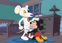 color cum danger_mouse disney duo eye_patch eyewear fellatio fur furry furry_only gay male male_only mickey_mouse no_humans oral oral_sex sex standing yaoi