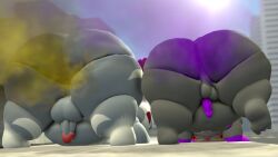 3d ass balls fart fart_fetish male male_only mrrainbow nintendo oc overweight penis pokémon_(species) pokemon pokemon_(species) purugly tagme