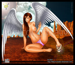 angel breasts falcon-creative female female_only religion solo tagme