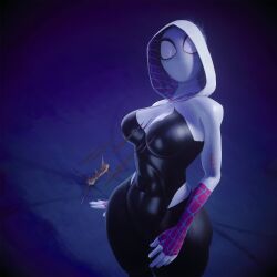 1girls 3d 3d_(artwork) abs athletic athletic_female big_breasts breasts clothed clothed_female costume female female_focus female_only ghost_spider gwen_stacy gwen_stacy_(spider-verse) heroine hips hood marvel mask masked masked_female solo solo_female solo_focus spider-gwen spider-man:_across_the_spider-verse spider-man:_into_the_spider-verse superhero superhero_costume superheroine thick_thighs thighs tight_clothing toned toned_female wide_hips wotm8h8