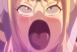 ahe_gao ahegao animated bare_shoulders blonde_hair blue_eyes breasts broken_rape_victim censored crying crying_with_eyes_open iris_von_austria long_hair mashou_no_nie mashou_no_nie_3 multiple_boys murakami_teruaki nose_hook rape straight tears triple_penetration