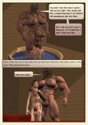 3d ablearcher abs bathing biceps big_dom_small_sub big_muscles big_penis comic domination futa_is_bigger futa_on_male futadom futanari futanari_on_male huge_cock large_penis male muscular_arms muscular_back muscular_futanari size_difference submissive_male veiny_penis