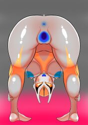 alien alien_girl alien_humanoid camearra colored_nipples creople female head_down large_ass large_breasts milf nipples thick_ass thick_thighs thighs ubikitas ultraman_(franchise) ultraman_tiga villainess wide_hips