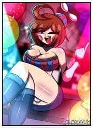 balloon_babe_(fnia) balloon_boy_(fnaf) elronnyx five_nights_at_freddy's five_nights_in_anime tagme thick_thighs