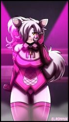 artist_name breasts colored elronnyx female female_focus female_only five_nights_at_freddy's five_nights_at_freddy's_2 five_nights_in_anime fnaf fox fox_ears fox_girl fox_tail hair_over_one_eye mangle_(fnaf) mangle_(fnia) standing tagme tail thick_thighs thighhighs wide_hips yellow_eyes