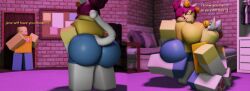 1boy 1female 1girls 1male 3d ass big_ass big_breasts female first_porn_of_character jane_doe_(roblox) john_doe_(roblox) male massive_breasts mermio roblox robloxian tagme thick_thighs