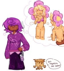 ... art_request battle_for_dream_island bfb bfdi blush blushing blushing_female bowmeowzx3 bra breasts clap clothed clothed_futanari clothing color colored english english_text female female_penetrated flower_(bfdi) flowerpop futa_on_female futanari/female futanari_penetrating futanari_penetrating_female human_female human_penetrated human_penetrating human_penetrating_human humanized interracial intersex intersex/female intersex_penetrating intersex_penetrating_female lollipop_(bfdi) male/female male_penetrated male_penetrating nervous object_shows onomatopoeia pounding_ass purple_hair revealing_breasts sex small_ass small_breasts speech_bubble straight straight_sex text thinking thinking_about_sex thought_bubble twitter_link white_background yuri