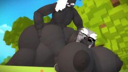 3d animated big_ass big_breasts cum cum_in_pussy cum_inflation cum_inside cumflation enderman fat hbtheender inflation larger_female lopunny minecraft nah pokemon pokemon_(species) rubi_(stemingbunbun) sex shorter_than_one_minute sound tagme vaginal_penetration video