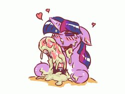 animated blush cum cum_in_mouth cum_inside equine female feral friendship_is_magic fur furry heart horse horsecock male male/female my_little_pony penis pony rigi short_playtime twilight_sparkle_(mlp)