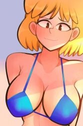 1girls 2:3 animated arkeus big_ass big_breasts big_butt bikini blonde_female blonde_hair blonde_hair_female bouncing_breasts brown_eyes brown_eyes_female lori_loud one_female shorter_than_10_seconds smile solo solo_female swimsuit tagme the_loud_house vertical_video video