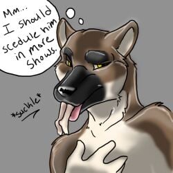 canine consensual furry german_shepherd human soft suck suction vore vore_show willing willing_prey willing_vore