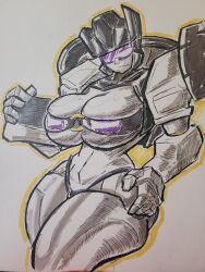 big_breasts clothed_female honooafterdark original_character thick_thighs transformers