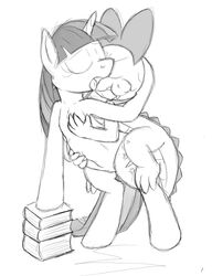 black_and_white book breasts cutie_mark dragon equine female friendship_is_magic hair horn horse male monochrome my_little_pony open_mouth plain_background sketch smile smooth_skin spike_(mlp) tg-0 twilight_sparkle_(mlp) unicorn white_background young