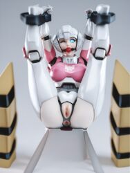 1girls 3d ai_generated alien alien_female alien_girl alien_humanoid anus arcee arcee_(g1) arm_above_head arm_behind_head arm_up armored_female arms_up autobot ball_gag blue_eyes bondage cybertronian exposed_anus exposed_pussy female_autobots female_only figurine gagged legs_apart legs_spread legs_up nipple_bulge one_eye_closed presenting_anus presenting_hindquarters presenting_pussy pussy robot robot_female robot_genitalia robot_girl solo solo_female thick_thighs transformers transformers_g1 unknown_artist