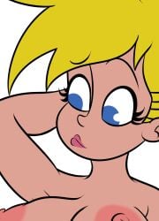 1girls blonde blonde_female blonde_hair blonde_hair_female blue_eyes blue_eyes_female cartoon_network cleavage curvy erect_nipples female huge_areolae huge_breasts jenny_test johnny_test johnny_test_(series) puffy_nipples rule_63 short_hair short_hair_female thick_lips voluptuous yellow_hair yukkifanarts