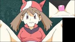 1girls animated female may_(pokemon) missionary_position no_sound pokemon tagme vaginal_penetration video w.t.dinner