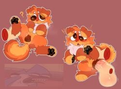 nejajiku_nsfw original_character feral feral_penetrated 3_toes disembodied_penis disembodied_hand human human_on_feral multicolored_body multicolored_fur canis canine canine_genitalia canine_pussy paws pawpads black_pawpads floppy_ears vulva canine_vulva humanoid_penis humanoid_genitalia white_sclera black_pupils four-tone_fur neck_fur white_fur orange_fur yellow_fur female female_focus two_panel_image vagina pussy anus x_anus motion_lines ? ! !! heart_symbol sex vaginal_penetration laying_on_side laying_on_back holding_leg 1girls 1boy heart_eyes digital_media_(artwork) domestic_dog zoophilia bestiality unseen_male_face